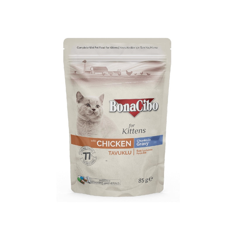 BonaCibo Stehbeutel (Kitten) - Chicken